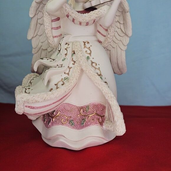 Angel Music Box Jean w/Violin #65041 Hark The Herald Angels Sing Sarah's - Picture 11 of 12